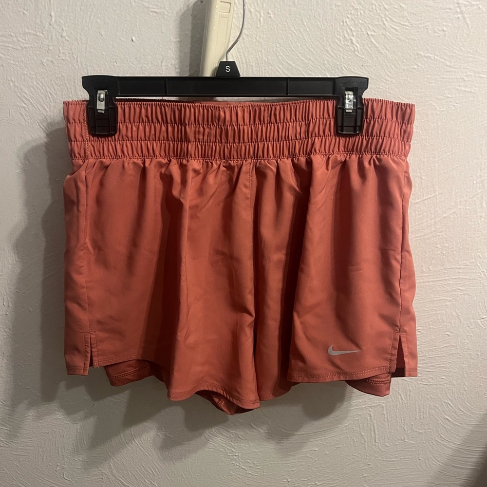 Nike Pink Athletic Shorts Lightweight Elastic Waist